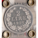 1906 2 Lire Quasi/Fdc - Fdc Certificato di Garanzia San Marino